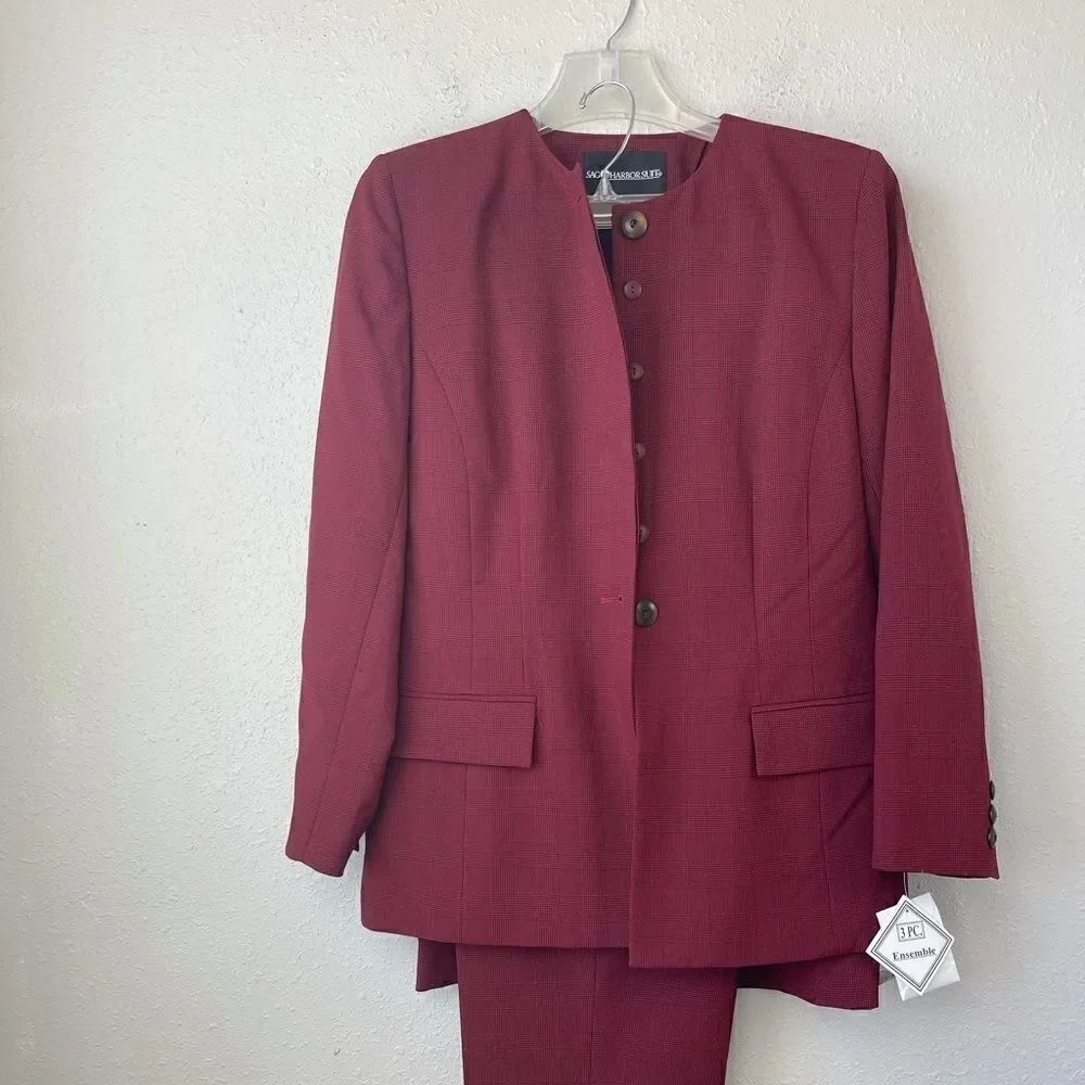 NWT Sag Harbor Women’s Suit Set Size 10